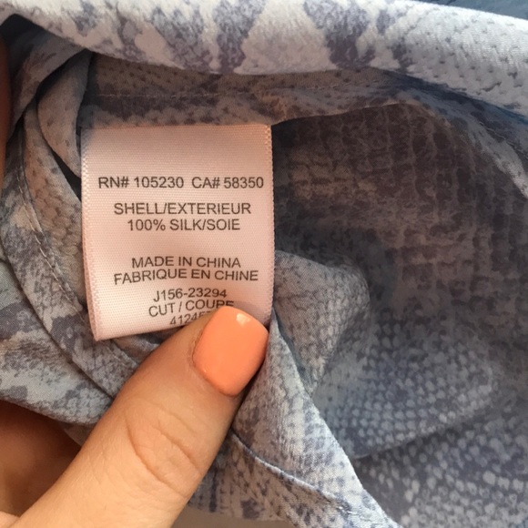 Joie like new baby blue silk blouse! 🦋 - Picture 6 of 6